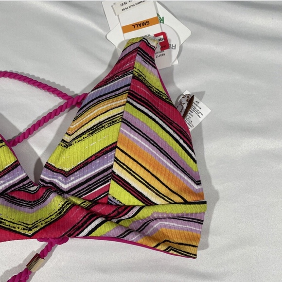 NWT Becca [ Small ]‎ Farah Jessica Reversible Bikini Top - Picture 7 of 12
